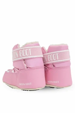 Moon Boot Kids RÓŻOWY Śniegowce `Crib Nylon`