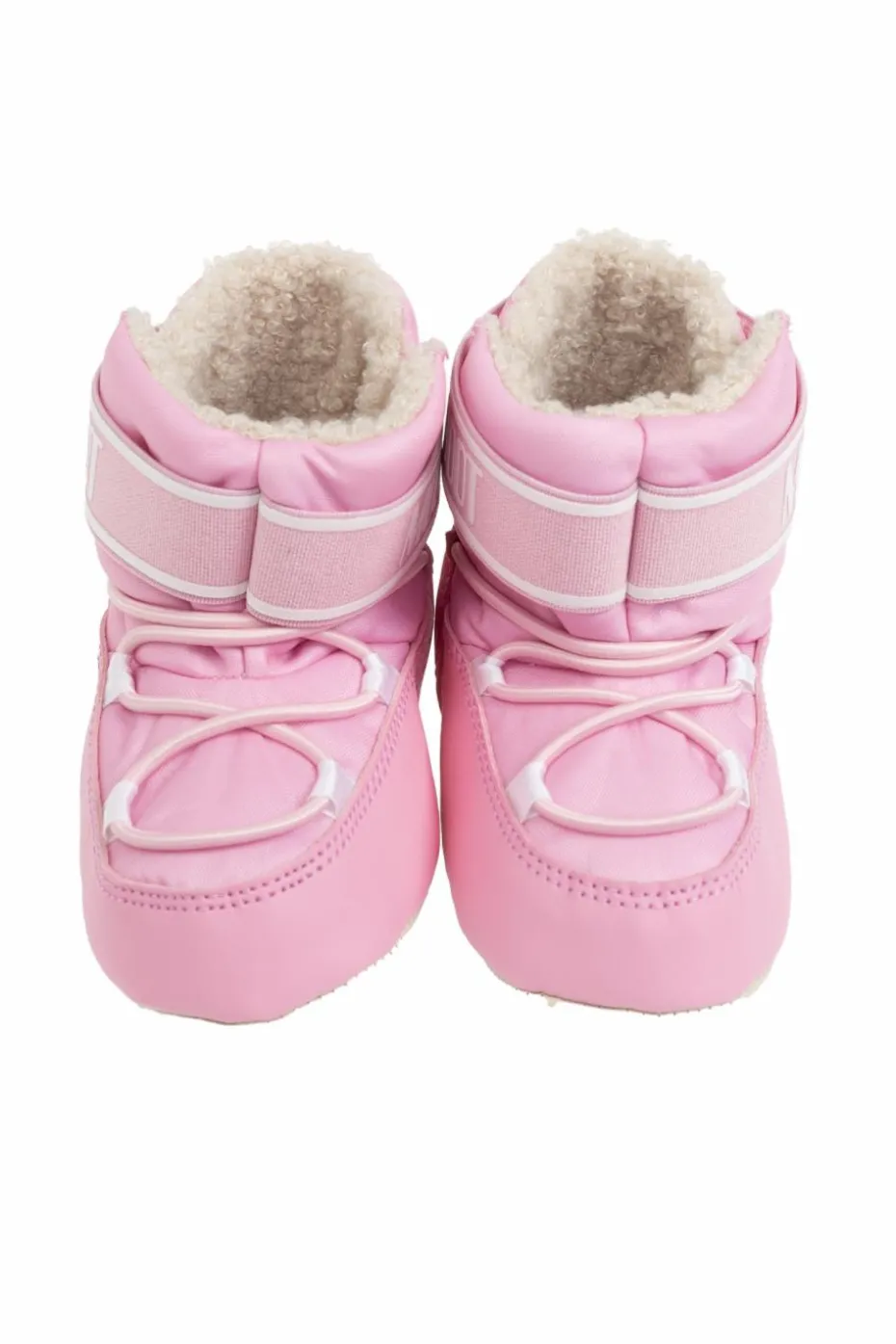 Moon Boot Kids RÓŻOWY Śniegowce `Crib Nylon`