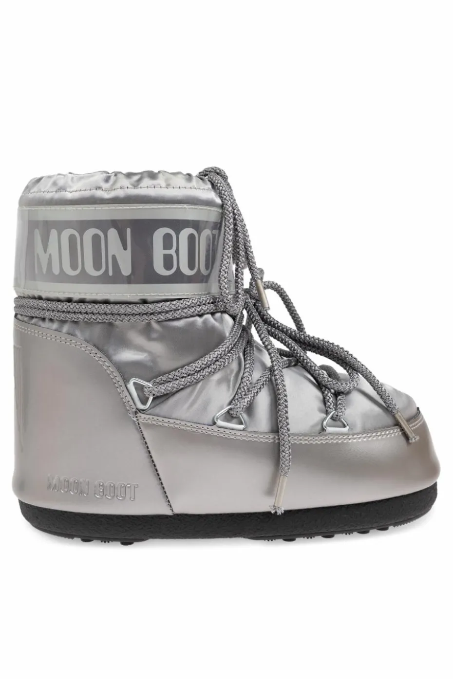 Moon Boot Kids SREBRNY Śniegowce `Icon Low Glance`