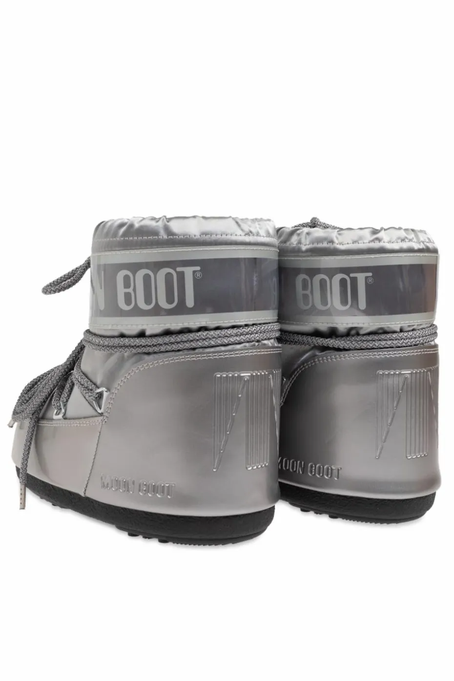 Moon Boot Kids SREBRNY Śniegowce `Icon Low Glance`