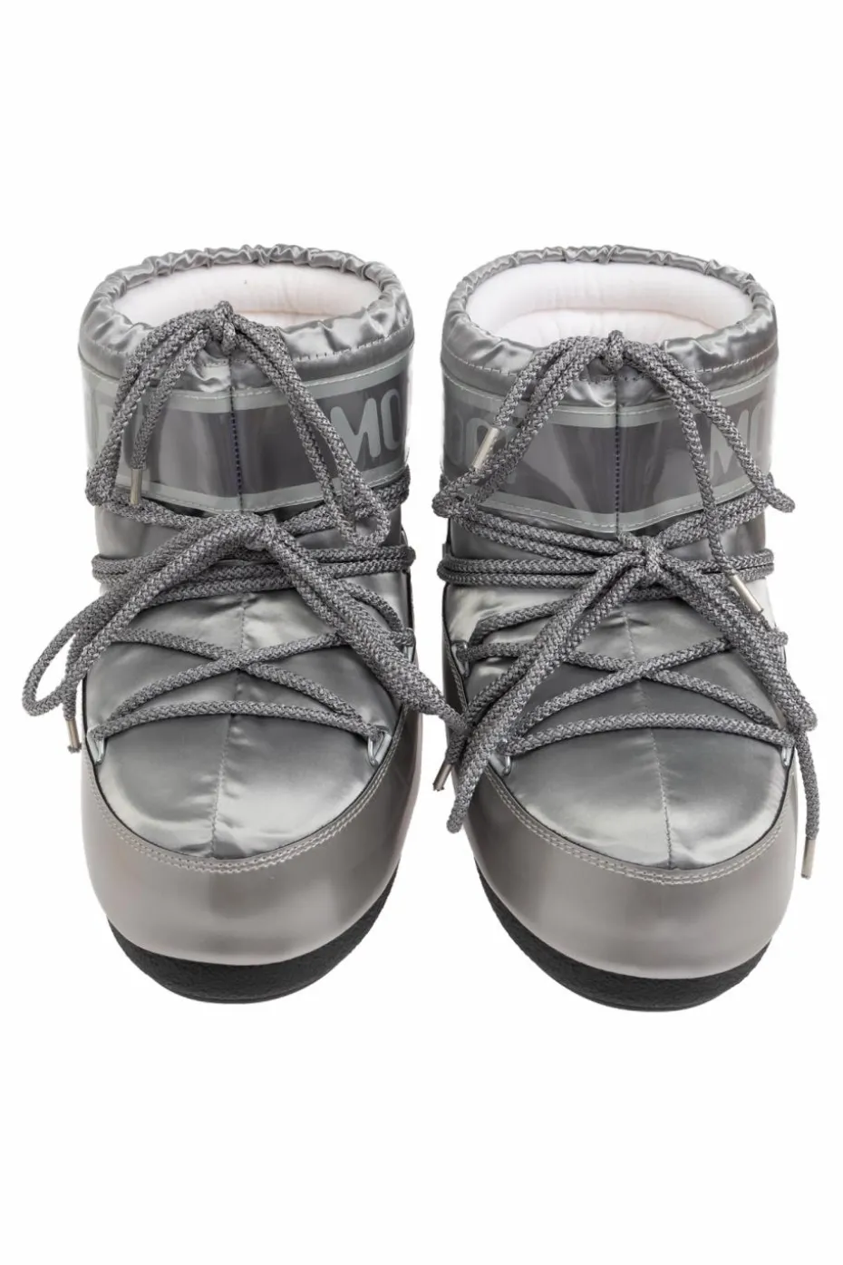 Moon Boot Kids SREBRNY Śniegowce `Icon Low Glance`