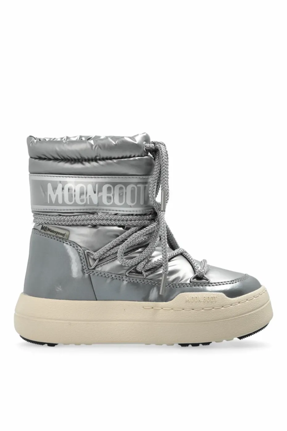 Moon Boot Kids SREBRNY Śniegowce `MB JR Park`
