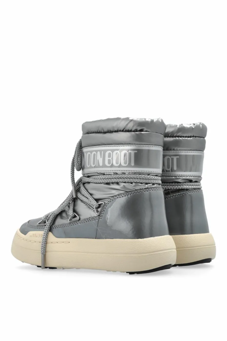 Moon Boot Kids SREBRNY Śniegowce `MB JR Park`