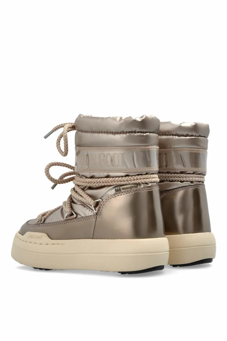 Moon Boot Kids SREBRNY Śniegowce ‘JR Park Boot’