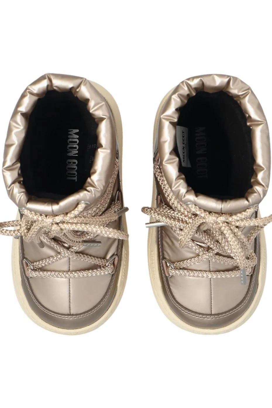 Moon Boot Kids SREBRNY Śniegowce ‘JR Park Boot’
