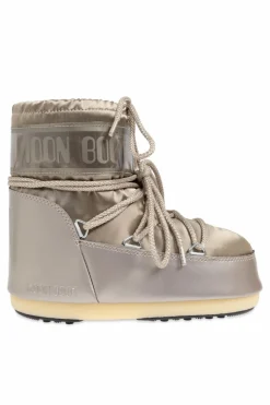 Moon Boot Kids ZŁOTY Śniegowce `Icon Low Glance`