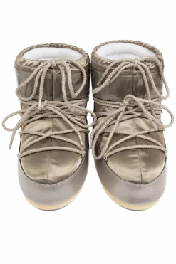 Moon Boot Kids ZŁOTY Śniegowce `Icon Low Glance`