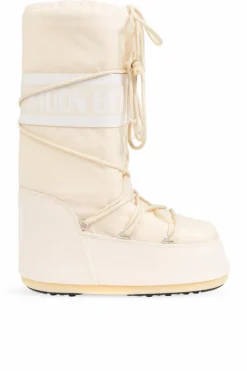 Moon Boot kremowy Śniegowce `Icon Nylon`