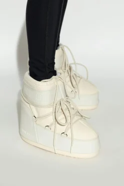 Moon Boot kremowy Śniegowce `Icon Low Rubber`