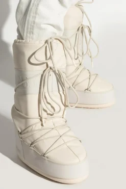 Moon Boot kremowy Śniegowce `Icon Rubber`