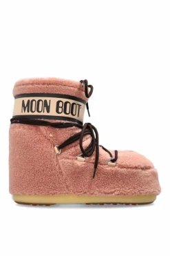 Moon Boot RÓŻOWY Śniegowce ‘Icon Low Fleece’