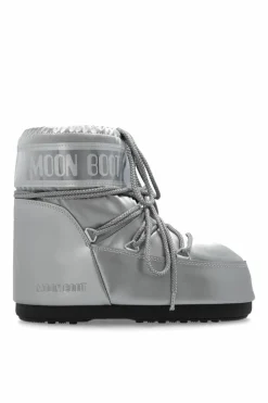 Moon Boot SREBRNY Śniegowce `Icon Low Glance`