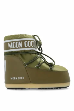 Moon Boot ZIELONY Śniegowce `Icon Low Nylon`