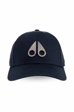 Moose Knuckles GRANATOWY Czapka z daszkiem