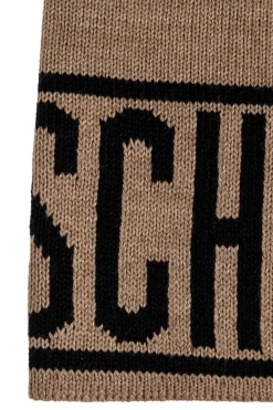 Moschino beżowy Czapka z logo
