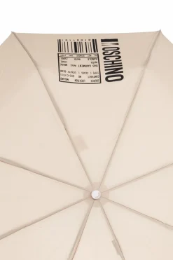 Moschino beżowy Parasol z logo