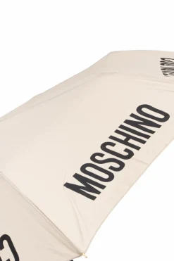 Moschino beżowy Parasol z logo