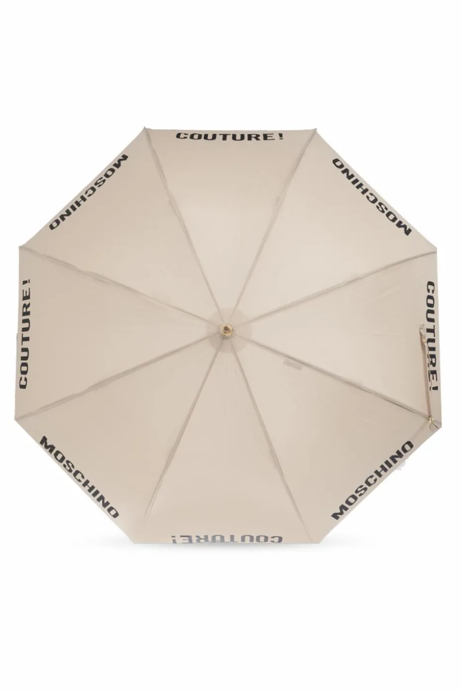 Moschino beżowy Parasol z logo