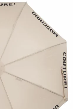 Moschino beżowy Parasol z logo