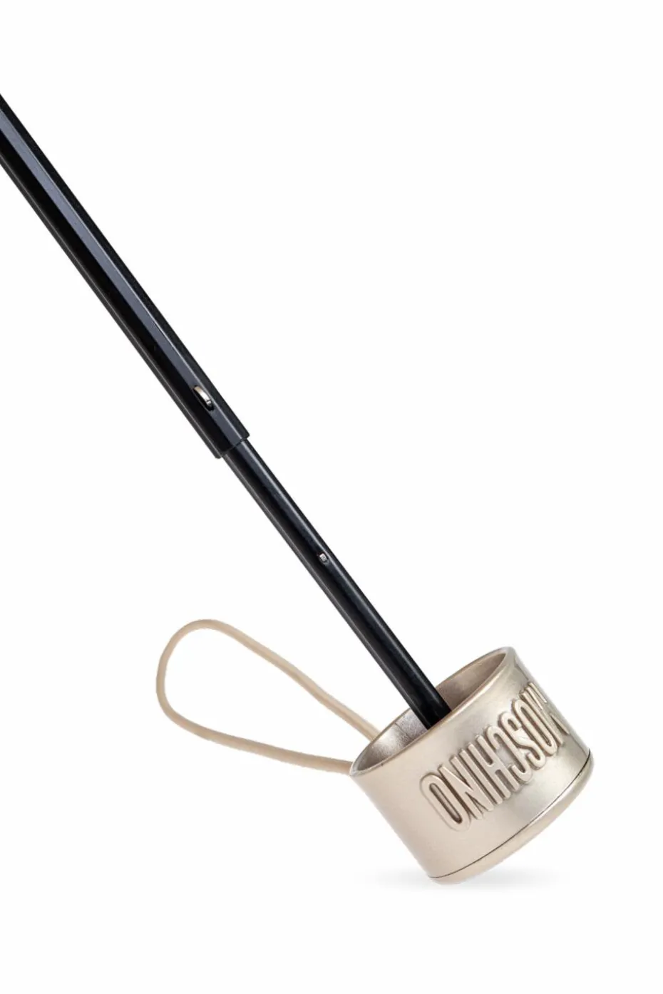 Moschino beżowy Parasol z logo