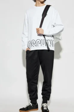 Moschino BIAŁY Bluza z kolekcji `Underwear`