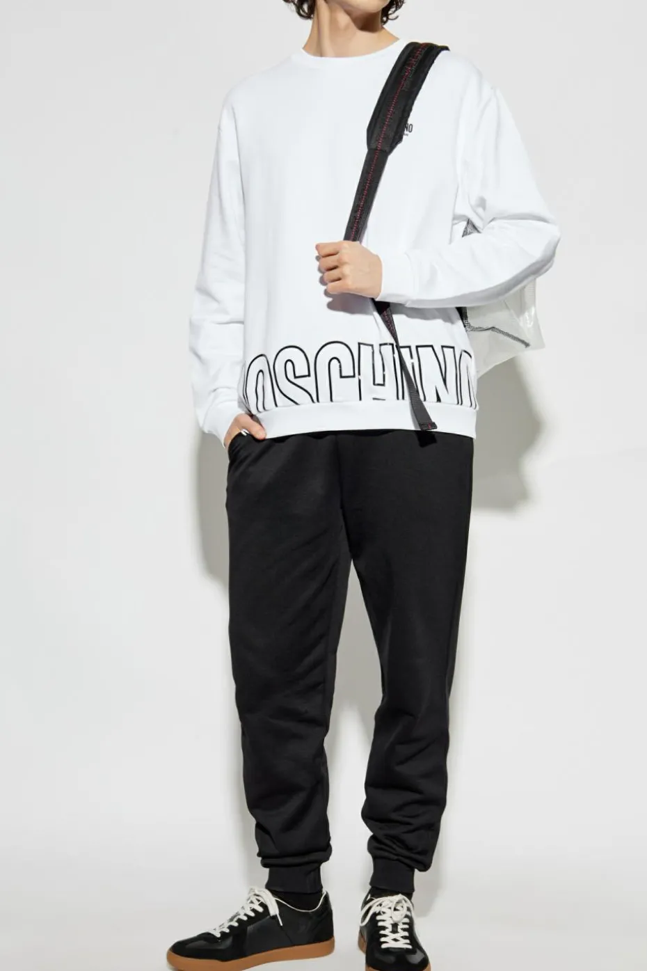 Moschino BIAŁY Bluza z kolekcji `Underwear`