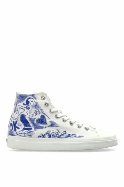 Moschino BIAŁY Buty sportowe za kostkę