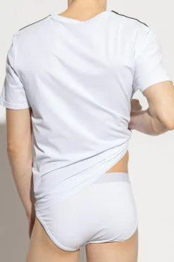Moschino BIAŁY Dwupak t-shirtów z kolekcji `Underwear`