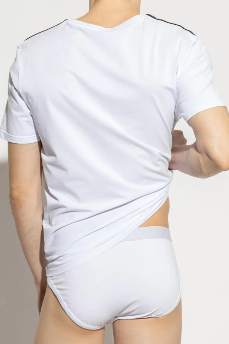 Moschino BIAŁY Dwupak t-shirtów z kolekcji `Underwear`