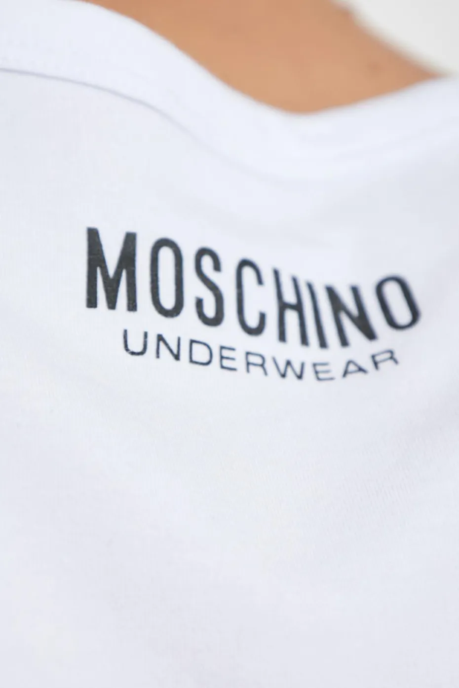 Moschino BIAŁY Dwupak t-shirtów z kolekcji ‘Underwear’