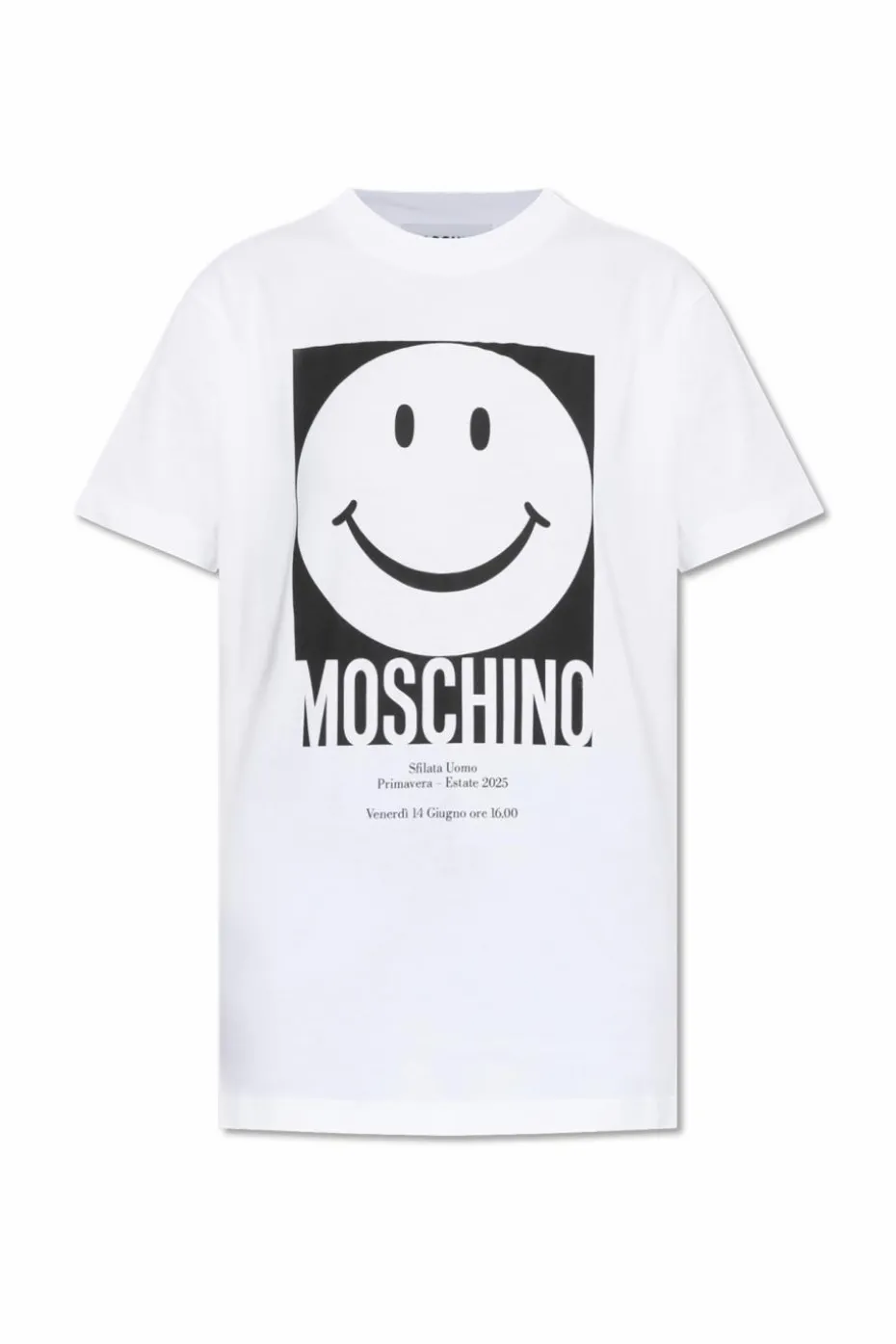 Moschino BIAŁY Moschino x Smiley