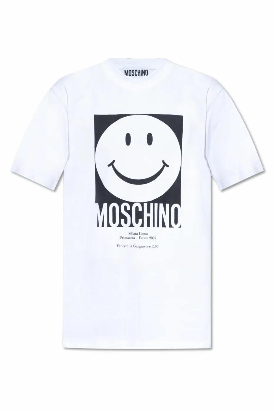 Moschino BIAŁY Moschino x Smiley