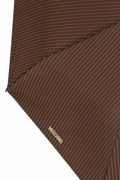Moschino BRĄZOWY Składany parasol