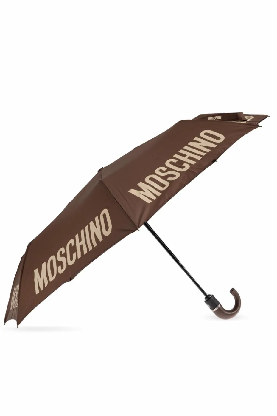 Moschino BRĄZOWY Składany parasol