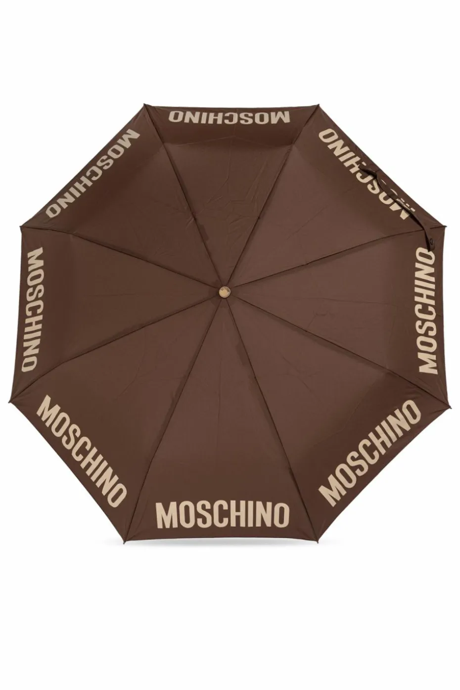 Moschino BRĄZOWY Składany parasol