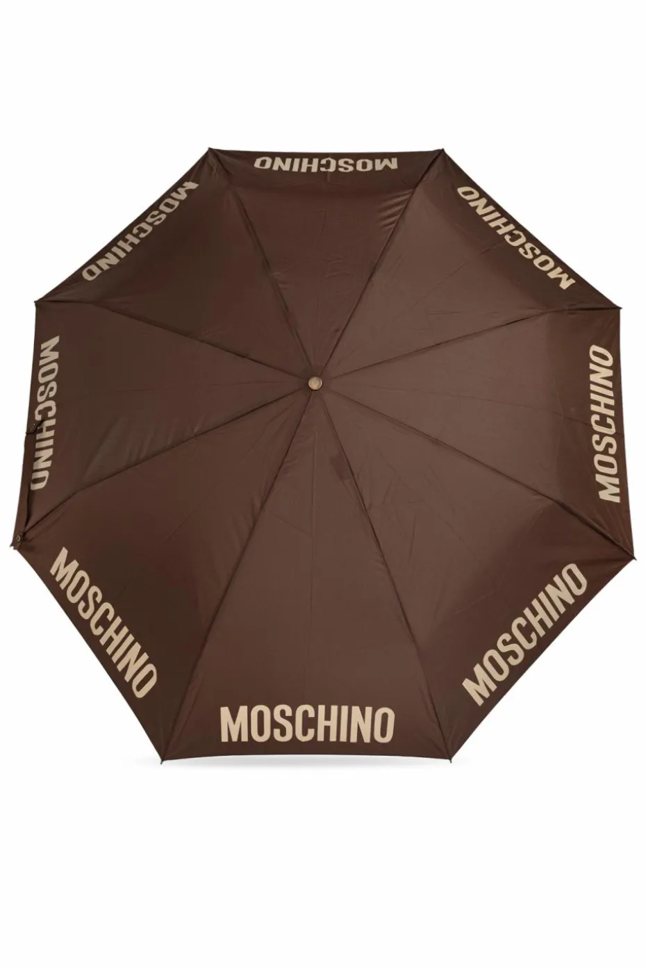 Moschino BRĄZOWY Składany parasol