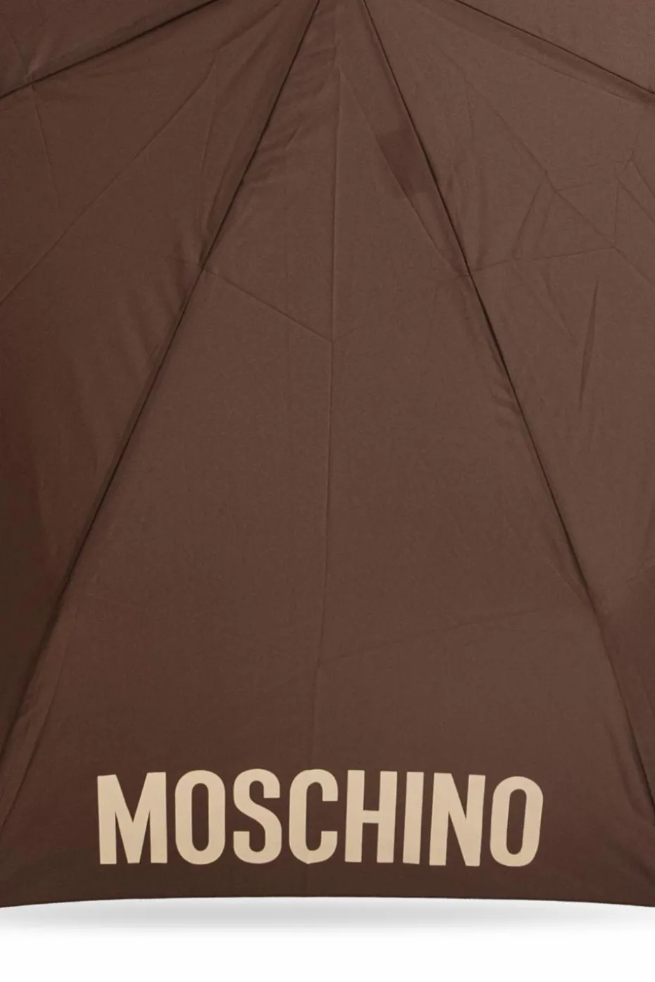 Moschino BRĄZOWY Składany parasol