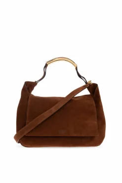Moschino BRĄZOWY Torba do ręki
