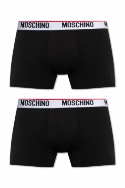 Moschino CZARNY Dwupak bokserek