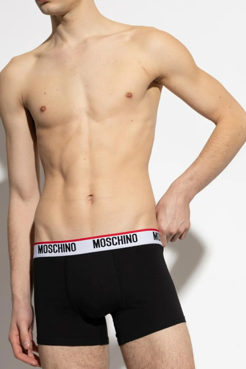 Moschino CZARNY Dwupak bokserek