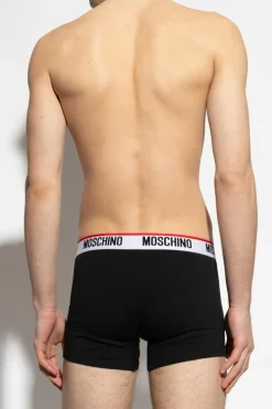 Moschino CZARNY Dwupak bokserek