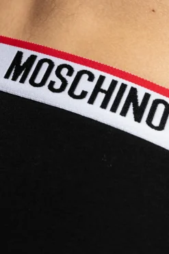 Moschino CZARNY Dwupak bokserek