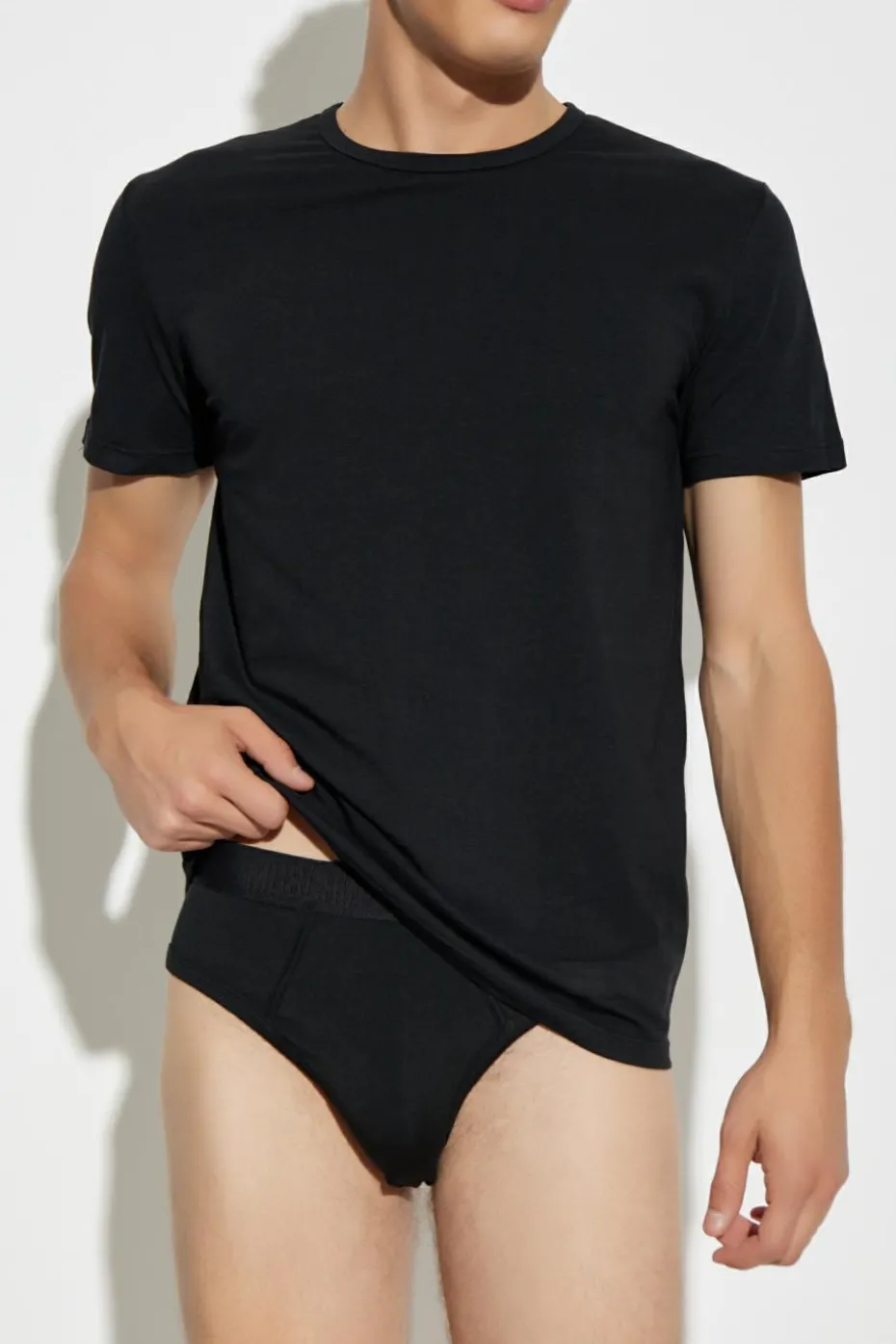 Moschino CZARNY Dwupak t-shirtów z kolekcji ‘Underwear’