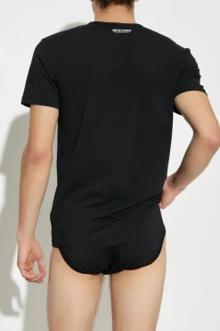 Moschino CZARNY Dwupak t-shirtów z kolekcji ‘Underwear’