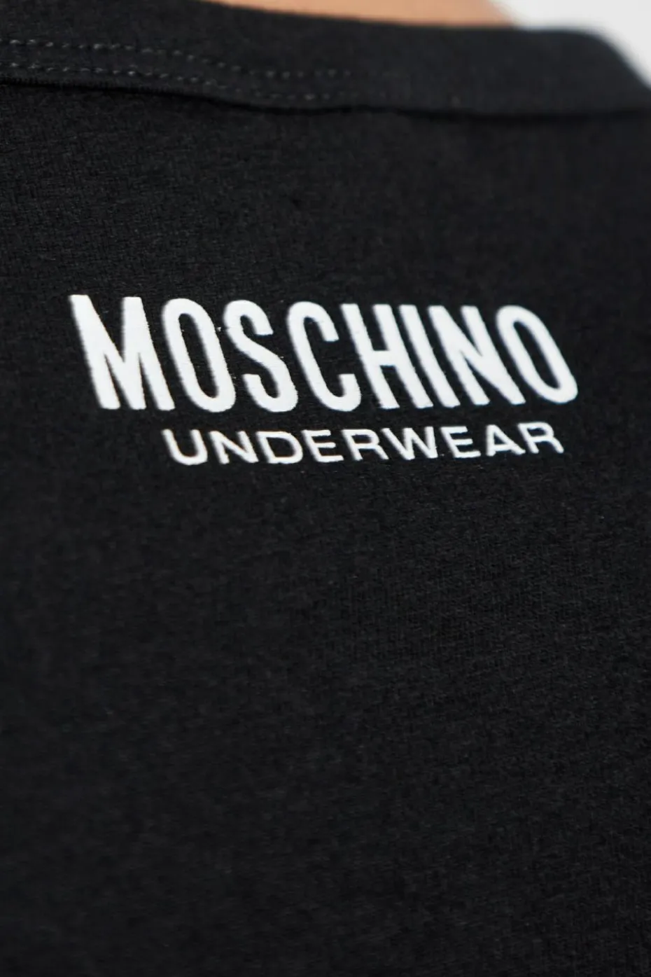 Moschino CZARNY Dwupak t-shirtów z kolekcji ‘Underwear’