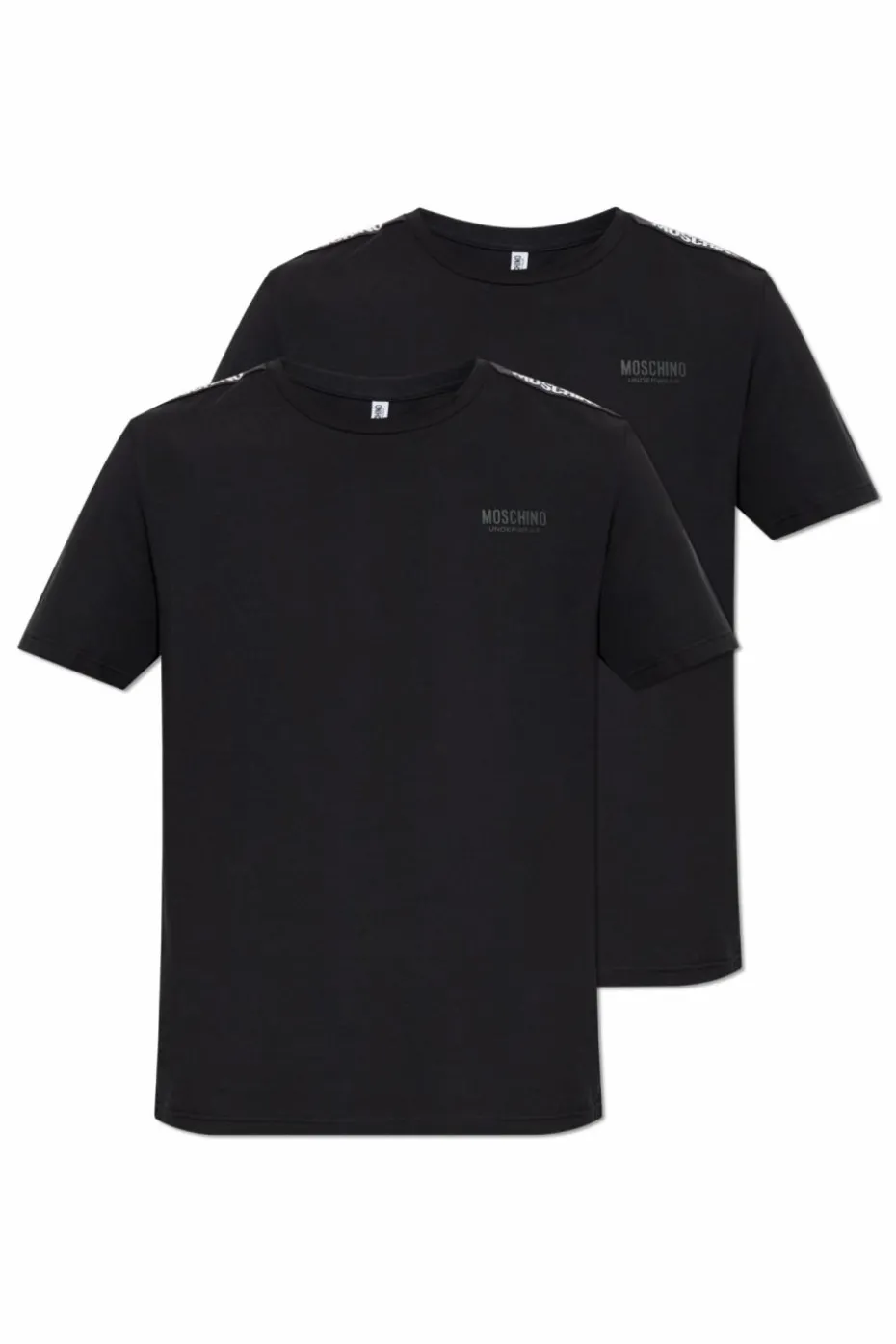 Moschino CZARNY Dwupak t-shirtów z kolekcji ‘Underwear’