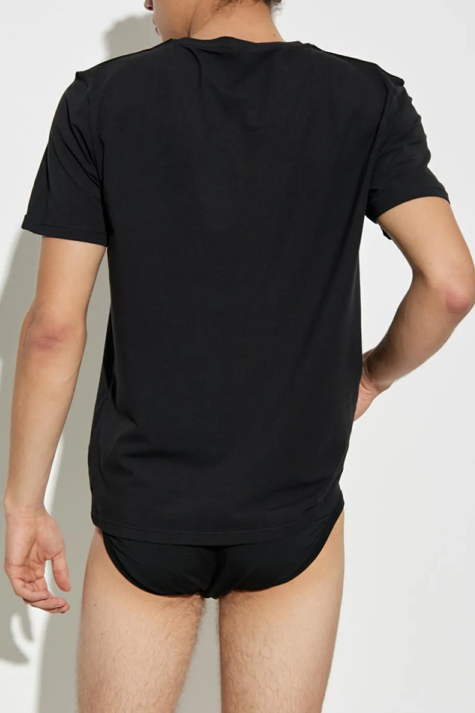 Moschino CZARNY Dwupak t-shirtów z kolekcji ‘Underwear’