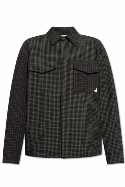 Moschino CZARNY Kurtka z kieszeniami