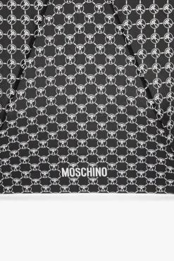 Moschino CZARNY Parasol z logo