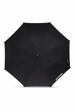 Moschino CZARNY Parasol z logo